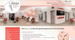 Desktop Screenshot of meda-gynekologie.cz