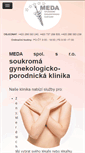 Mobile Screenshot of meda-gynekologie.cz